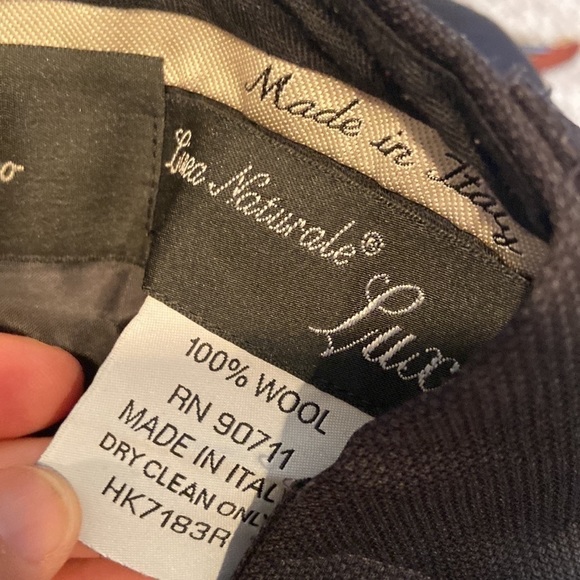 Marzotto Italian Fabric-Flat Front Wool Pants - Picture 11 of 12